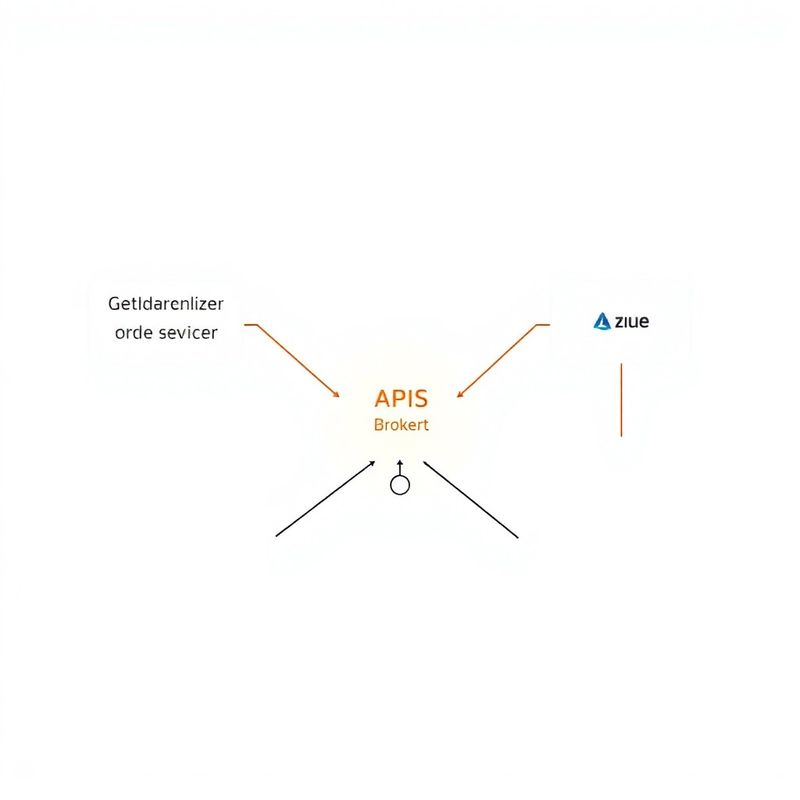 Connector diagram showing normalised order flow from strategy engine to broker APIs